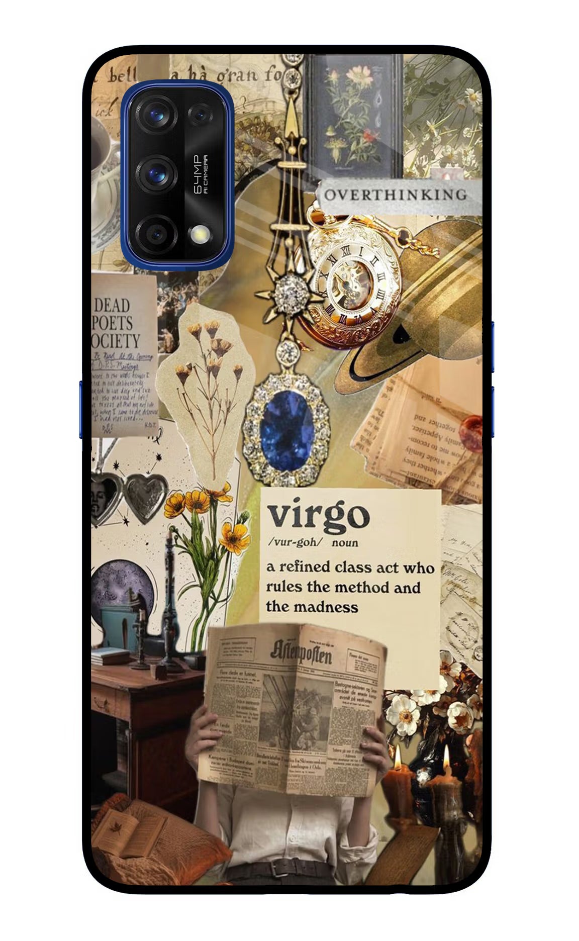 Virgo Zodiac Realme 7 Pro Glass Case