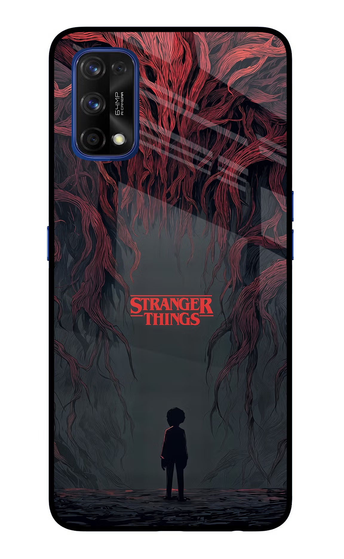 Ordinary Things Dark Side Realme 7 Pro Glass Case Back Cover by Casekaro