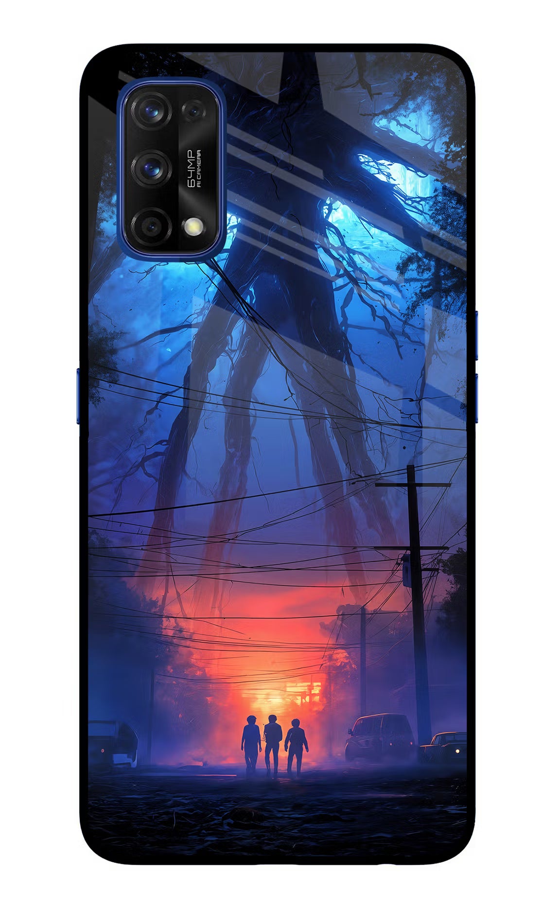Ordinary Things Shadow Realme 7 Pro Glass Case Back Cover by Casekaro
