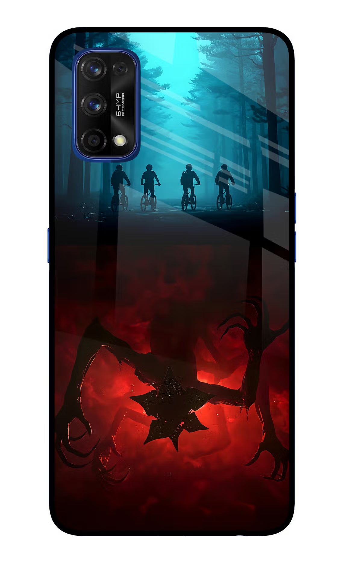 Ordinary Things Downside Up Realme 7 Pro Glass Case Back Cover by Casekaro