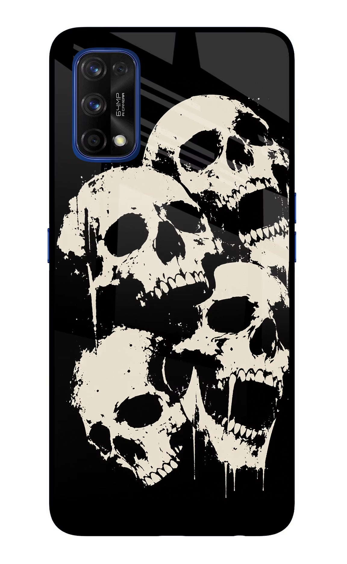 Dead Stack Realme 7 Pro Glass Case Back Cover by Casekaro