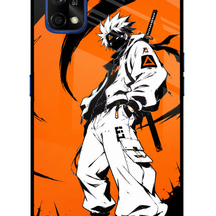 Street Samurai  Realme 7 Pro Glass Case Back Cover by Casekaro