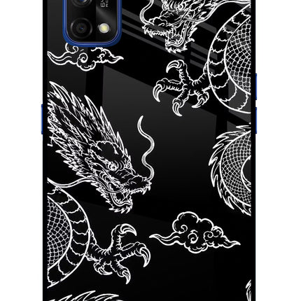 Twin Dragons Realme 7 Pro Glass Case Back Cover by Casekaro
