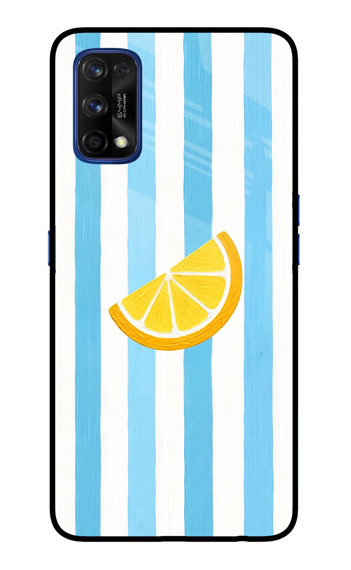 Summer Lemon Realme 7 Pro Glass Case