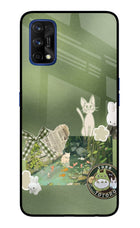 Aesthetic anime Realme 7 Pro Glass Case