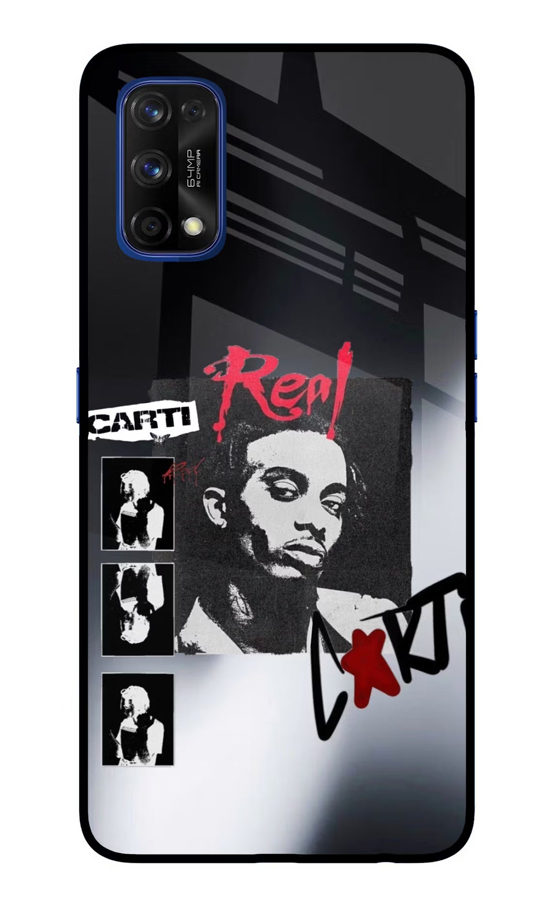 Playboi Carti Realme 7 Pro Glass Case Back Cover by Casekaro