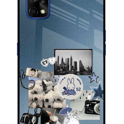 Miffy Realme 7 Pro Glass Case Back Cover by Casekaro