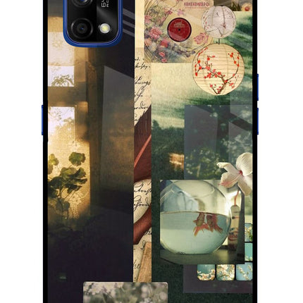 Summer Realme 7 Pro Glass Case Back Cover by Casekaro