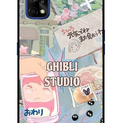 Studio Ghibli Realme 7 Pro Glass Case Back Cover by Casekaro