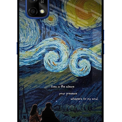 Softcore Realme 7 Pro Glass Case Back Cover by Casekaro