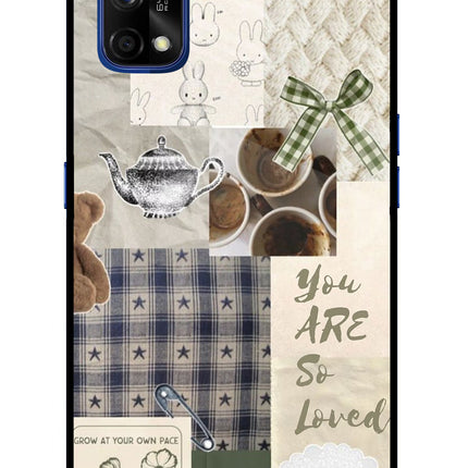 Cookie Realme 7 Pro Glass Case Back Cover by Casekaro