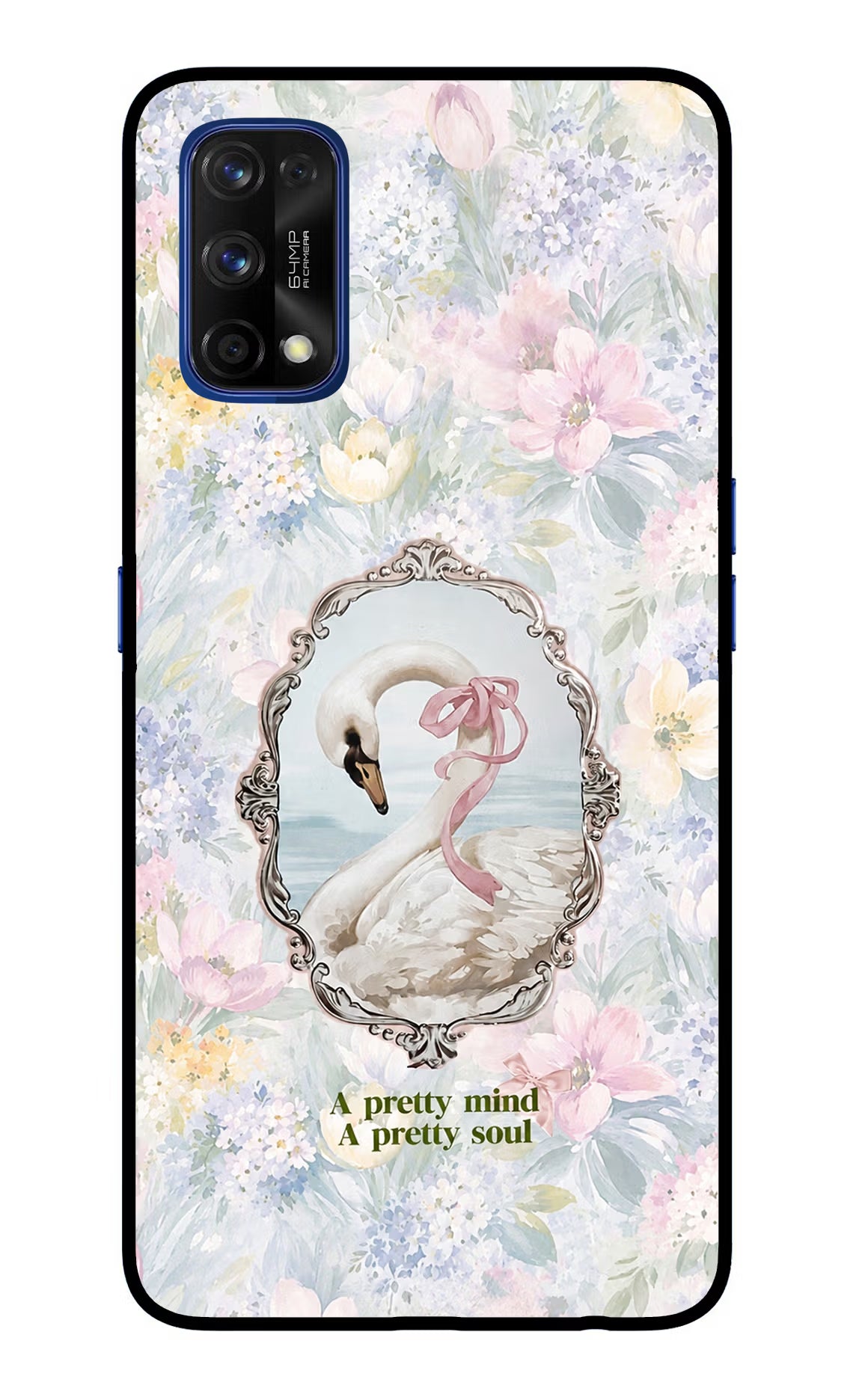 Pretty Mind Pretty Soul Realme 7 Pro Glass Case