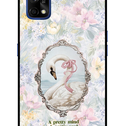Pretty Mind Pretty Soul Realme 7 Pro Glass Case Back Cover by Casekaro
