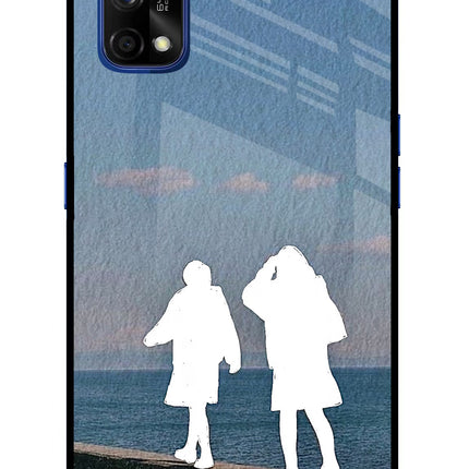 Coastal Dream Realme 7 Pro Glass Case Back Cover by Casekaro