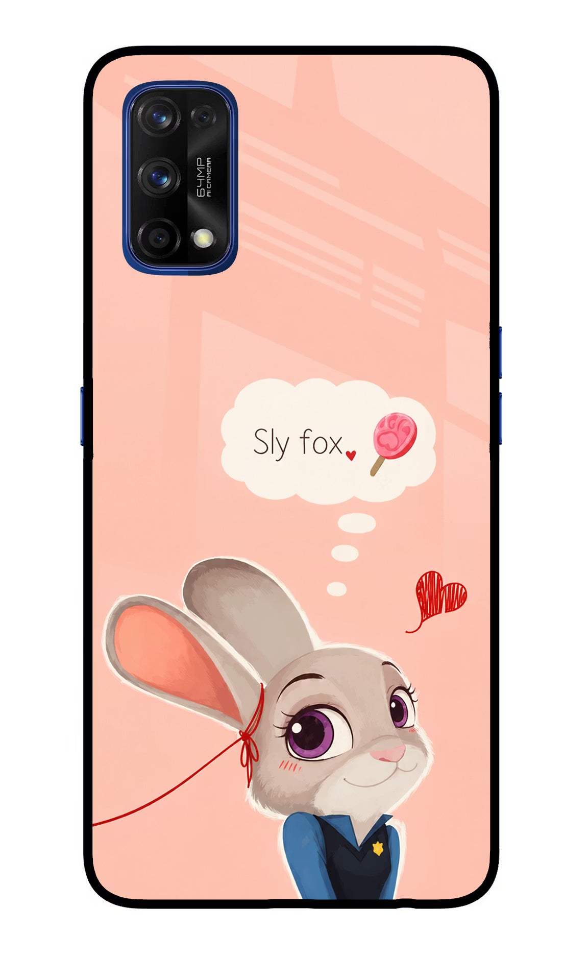 Judy Charm Realme 7 Pro Glass Case