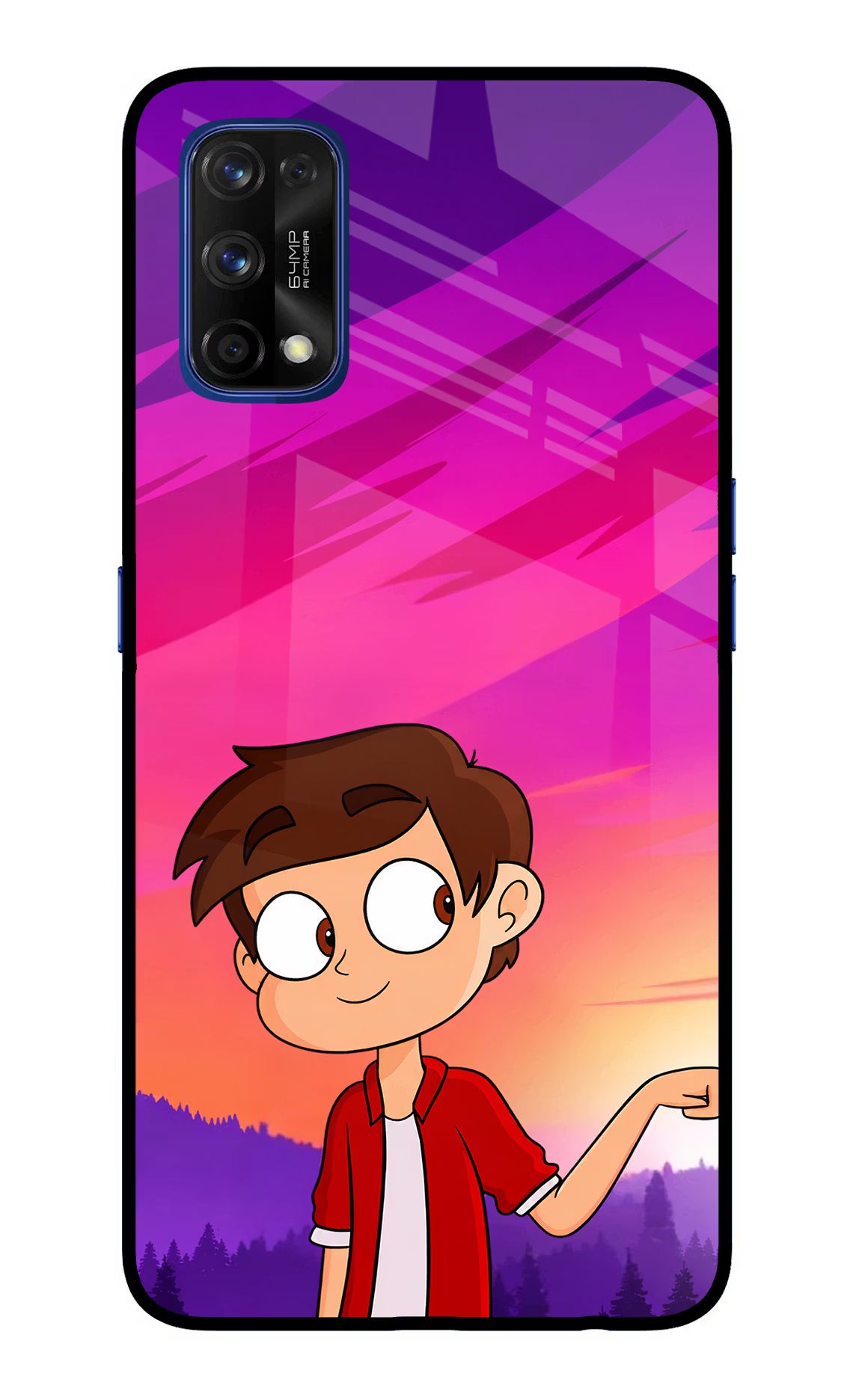 Marco Sunset Realme 7 Pro Glass Case