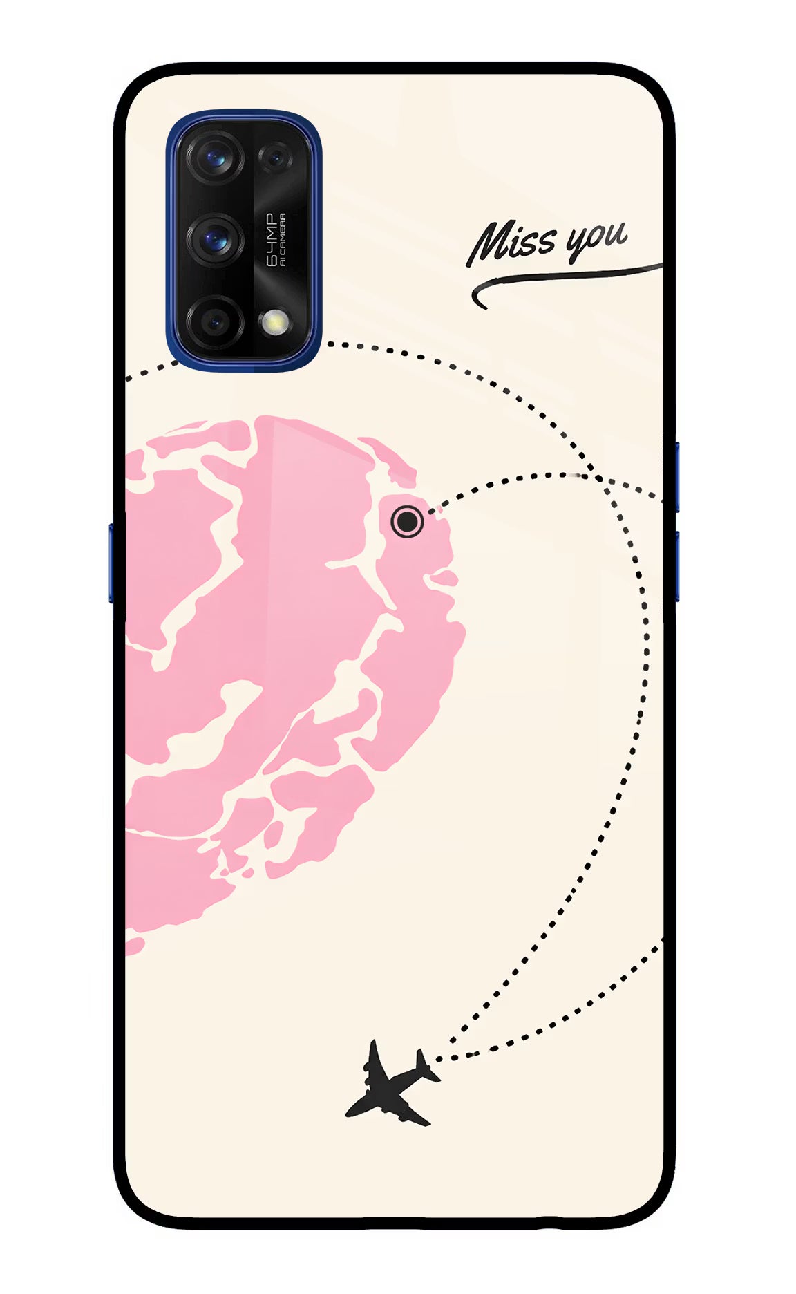 Miss Orbit Realme 7 Pro Glass Case