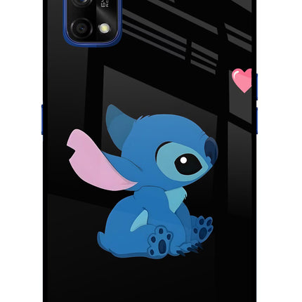 Stitch Crush Realme 7 Pro Glass Case Back Cover by Casekaro