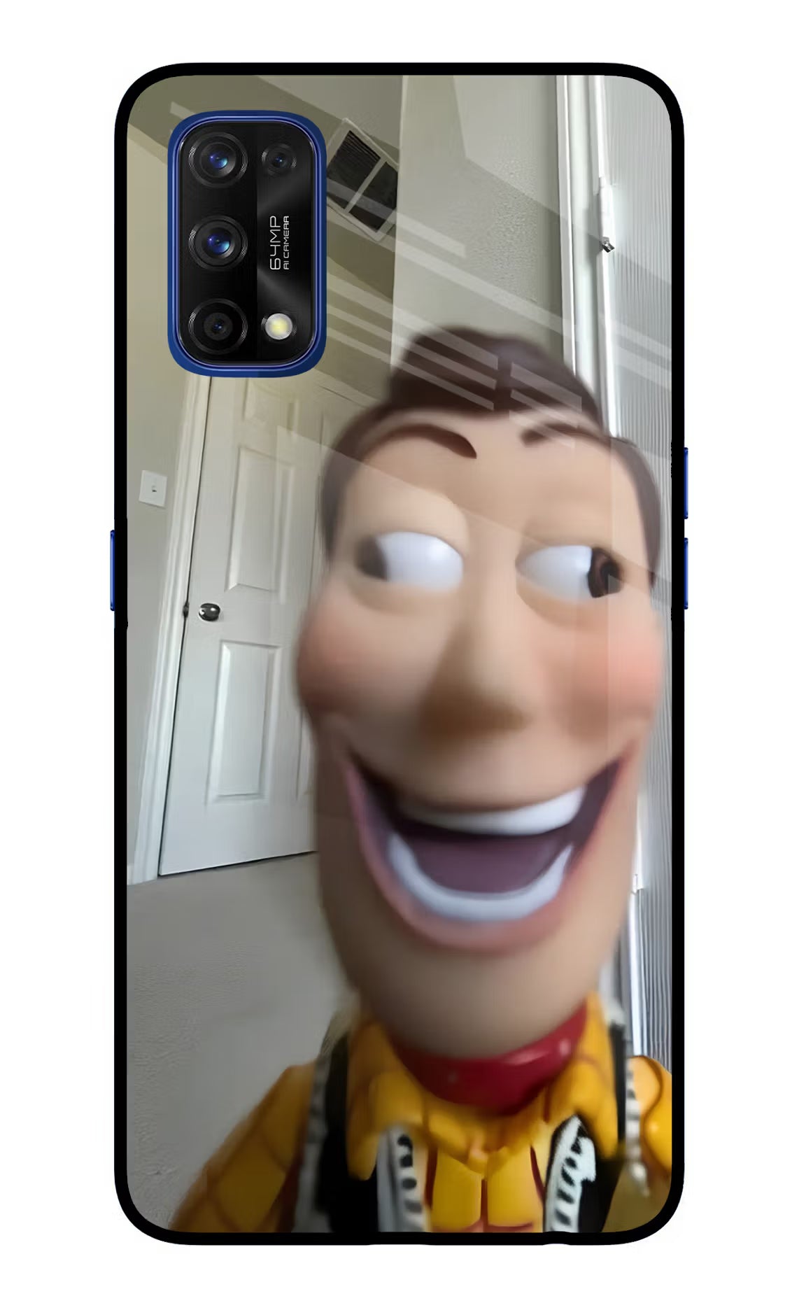 Side Eye Woody Realme 7 Pro Glass Case