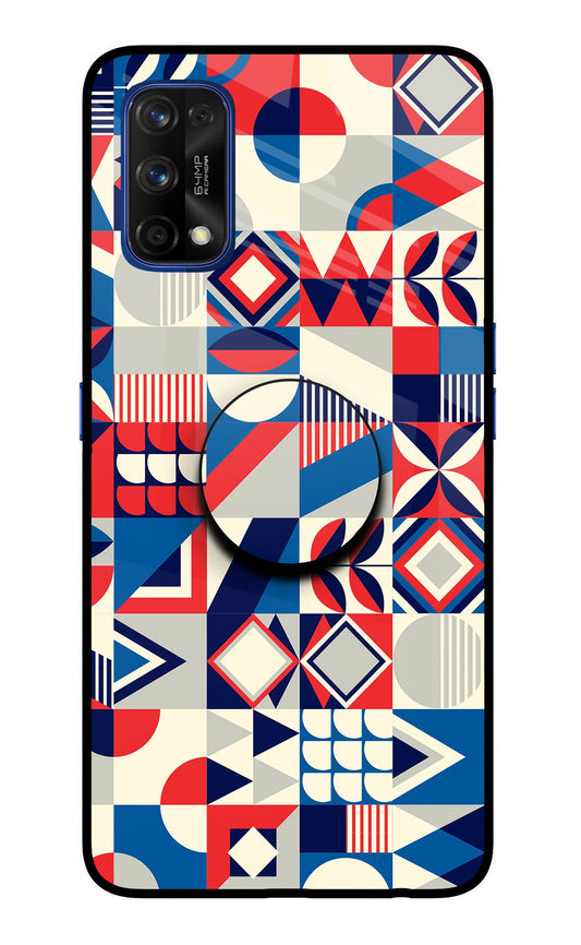 Colorful Pattern Realme 7 Pro Glass Case