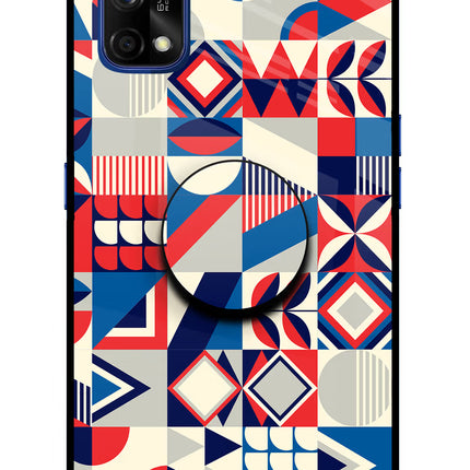 Colorful Pattern Realme 7 Pro Pop Case by Casekaro