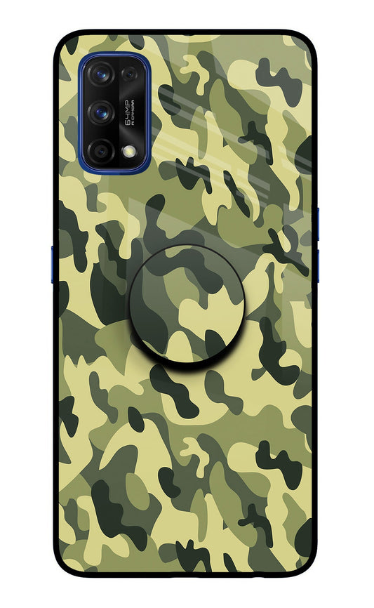 Camouflage Realme 7 Pro Glass Case