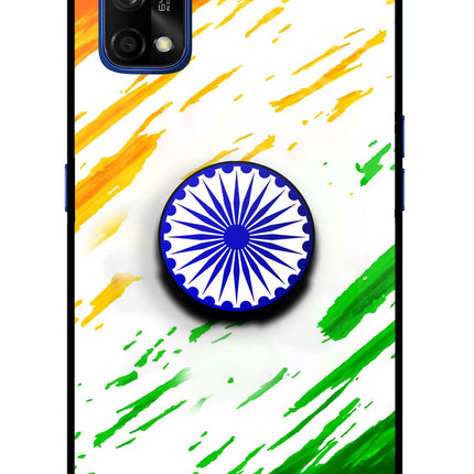 Indian Flag Ashoka Chakra Realme 7 Pro Pop Case by Casekaro