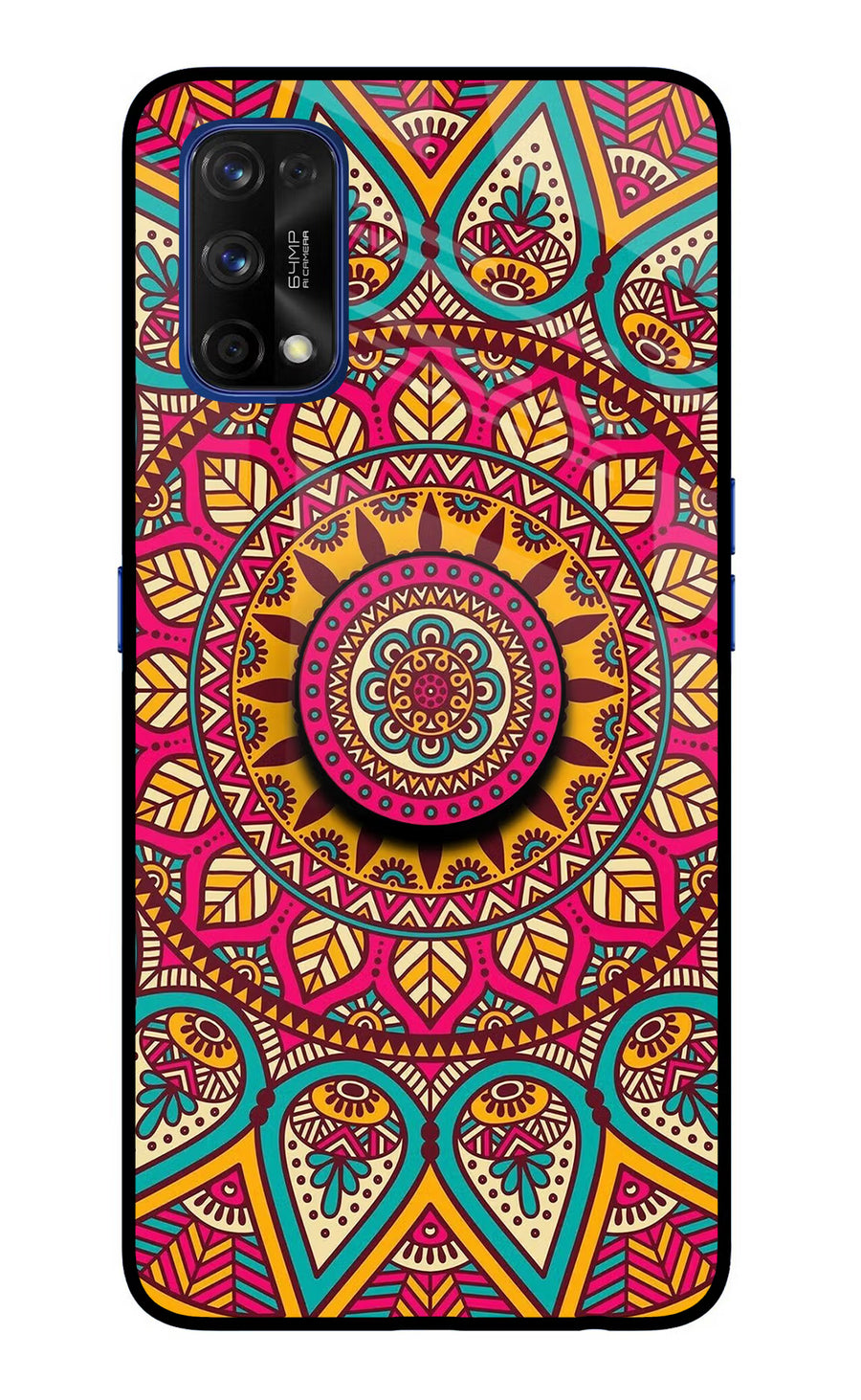 Mandala Realme 7 Pro Pop Case, Glass case