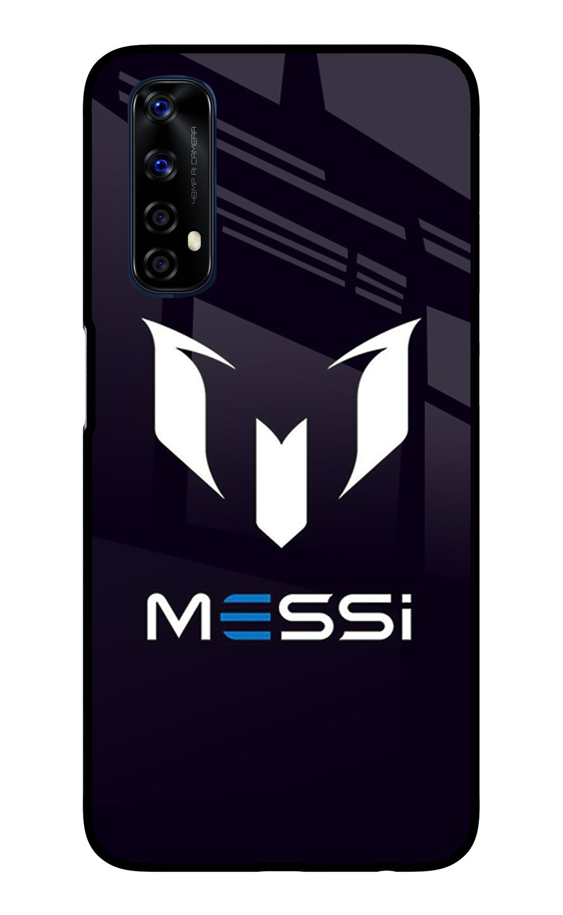 Messi Logo Realme 7/Narzo 20 Pro Glass Case