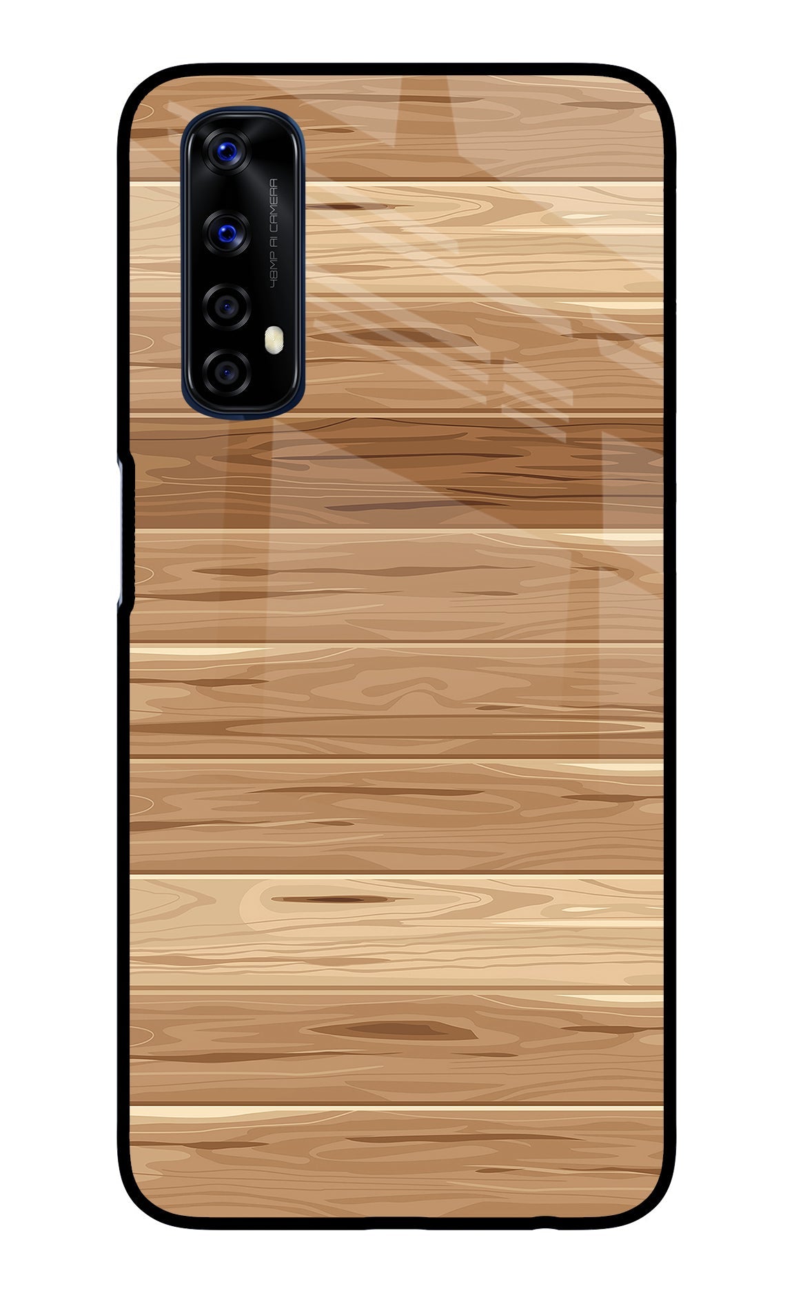 Wooden Vector Realme 7/Narzo 20 Pro Back Cover