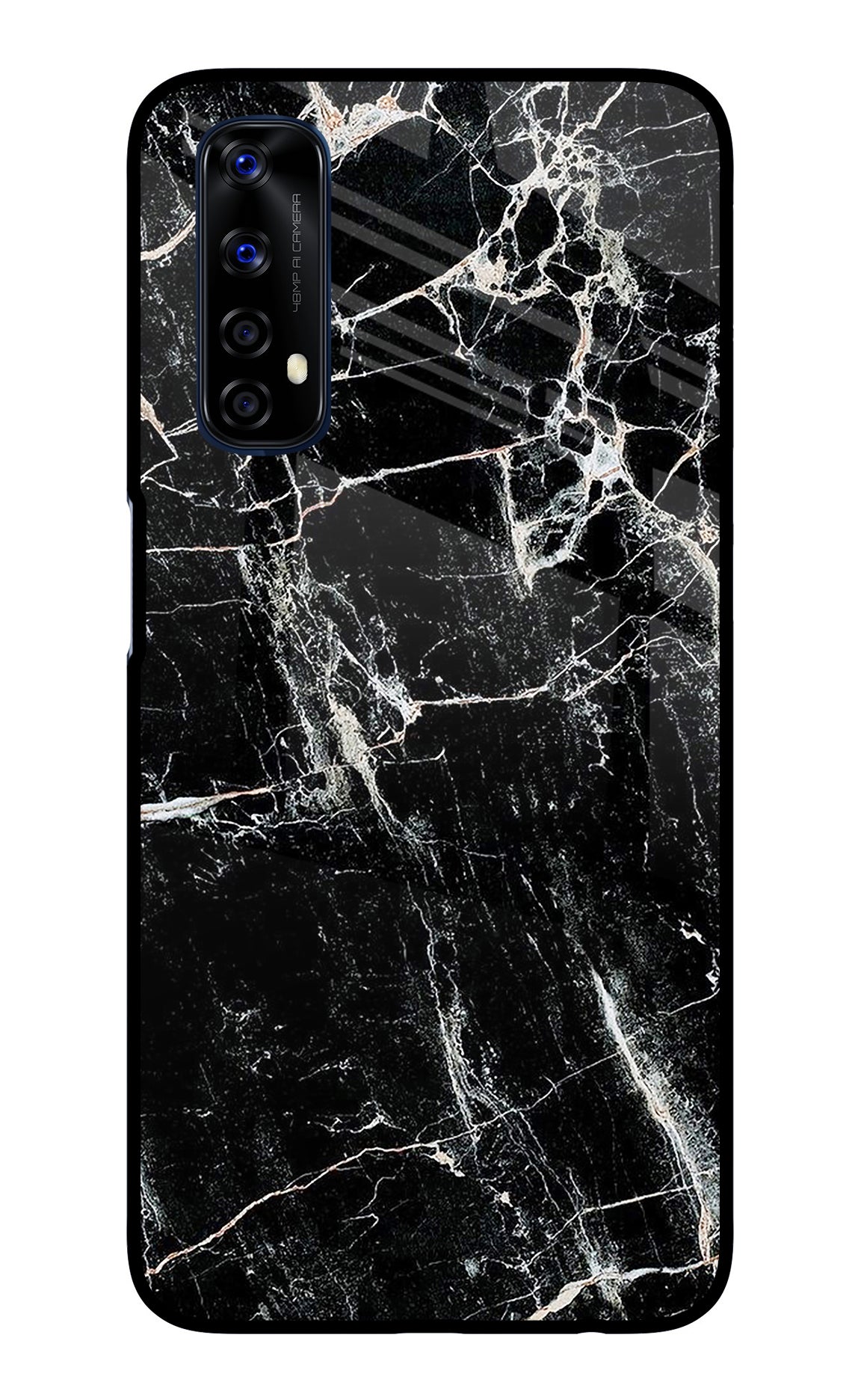 Black Marble Texture Realme 7/Narzo 20 Pro Back Cover