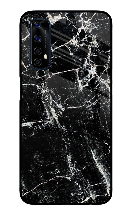 Black Marble Texture Realme 7/Narzo 20 Pro Glass Case