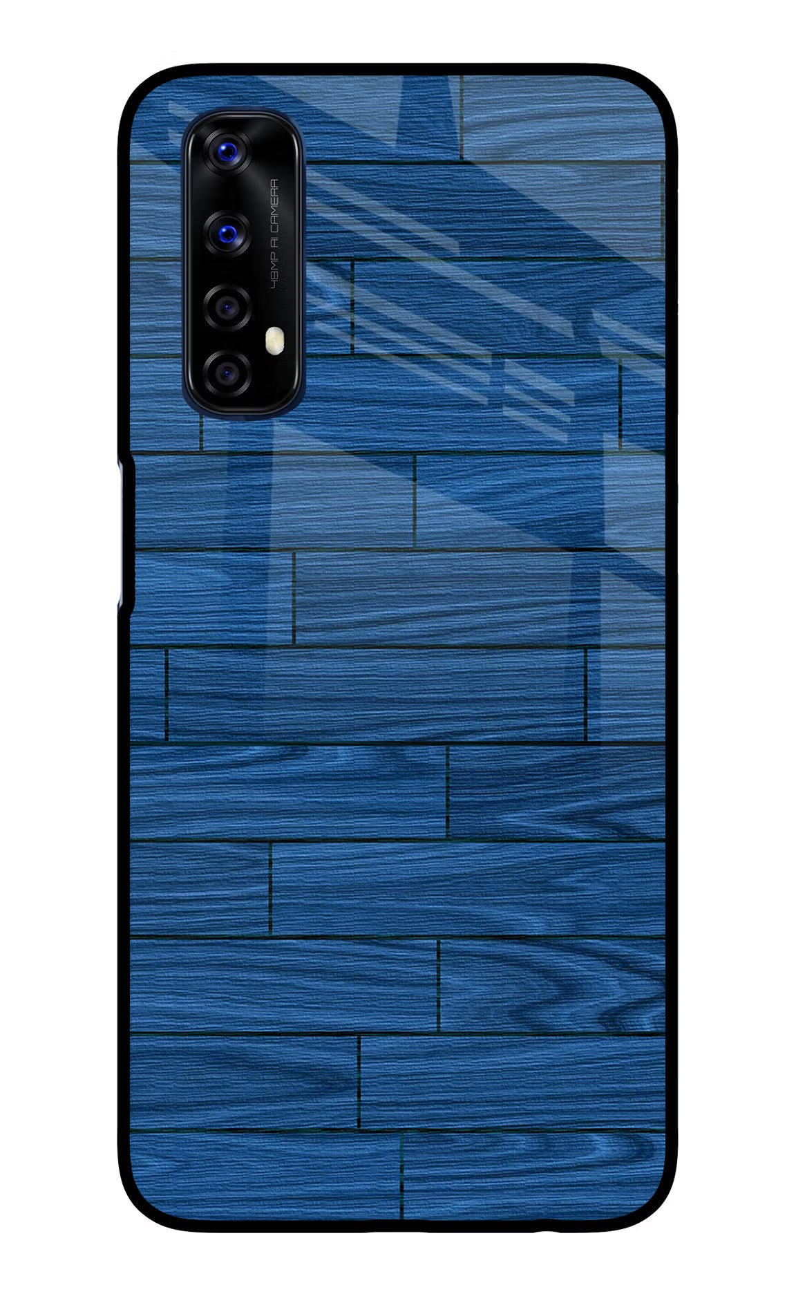 Wooden Texture Realme 7/Narzo 20 Pro Glass Case Back Cover by Casekaro
