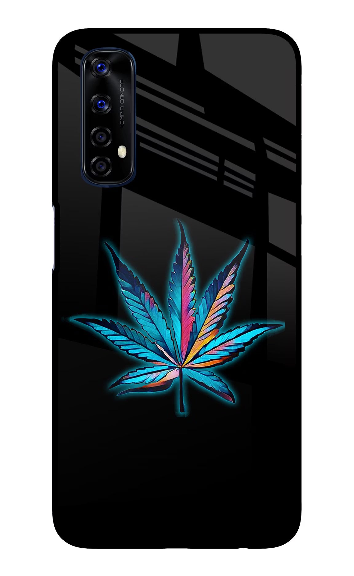 Weed Realme 7/Narzo 20 Pro Glass Case Back Cover by Casekaro