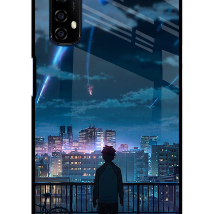 Anime Realme 7/Narzo 20 Pro Glass Case Back Cover by Casekaro