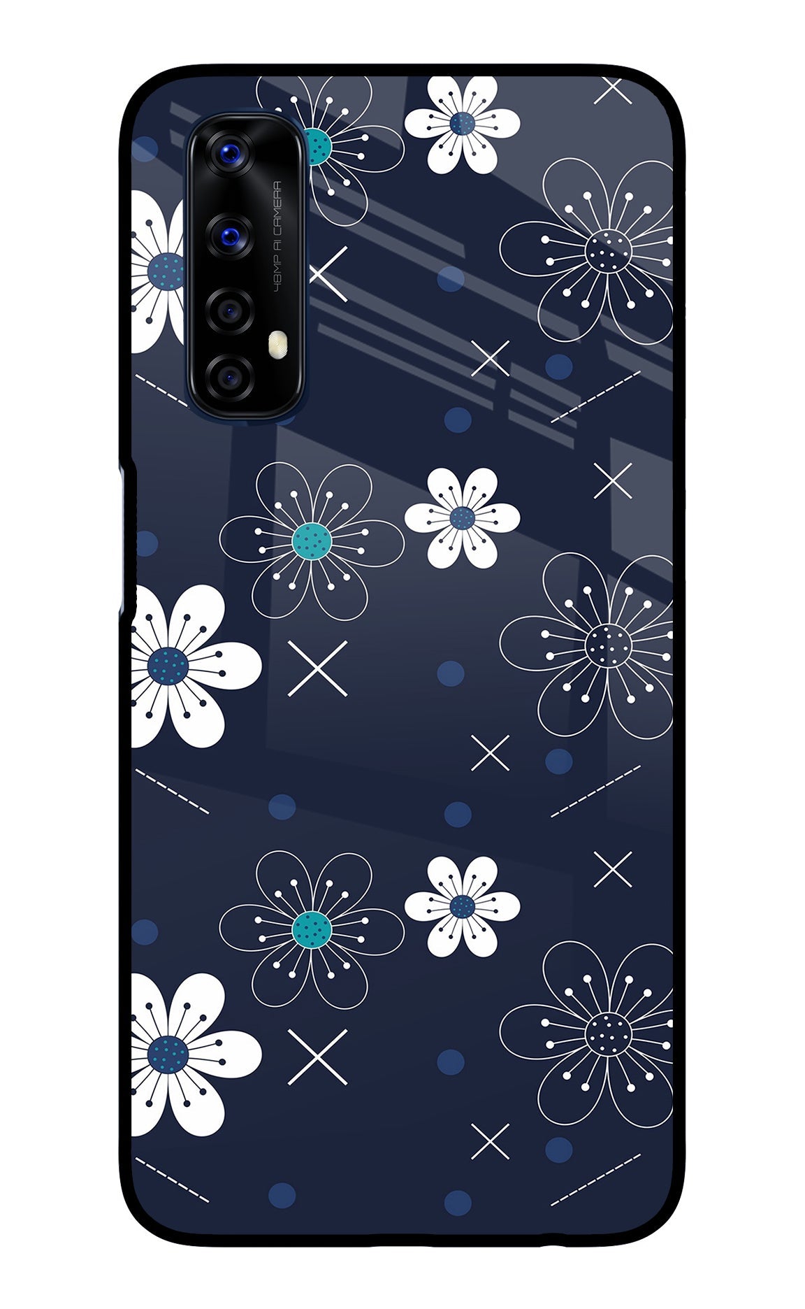 Flowers Realme 7/Narzo 20 Pro Back Cover