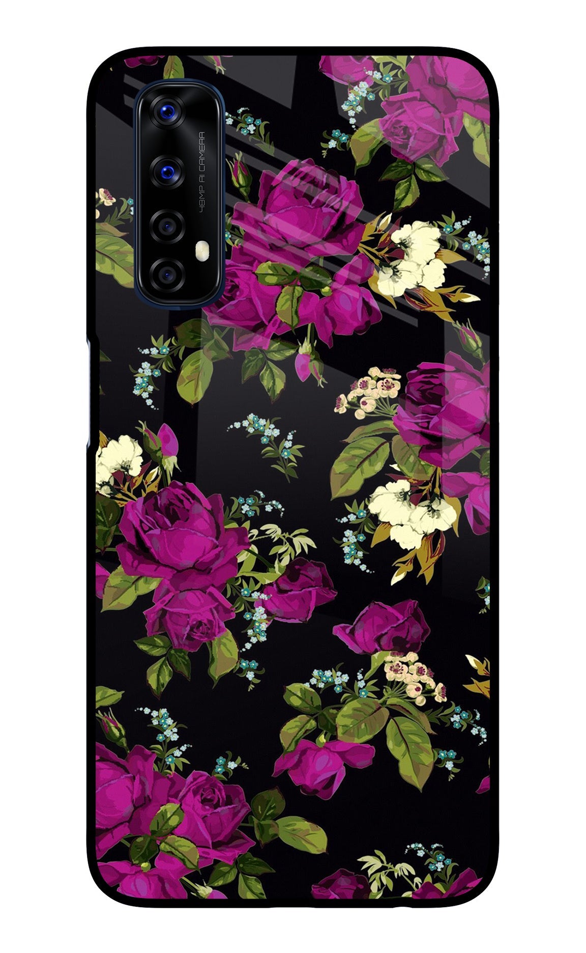 Flowers Realme 7/Narzo 20 Pro Glass Case