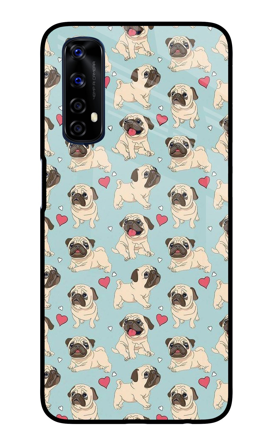 Pug Dog Realme 7/Narzo 20 Pro Back Cover