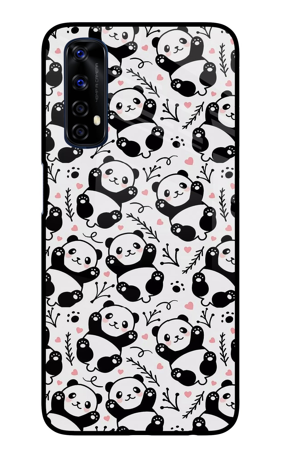 Cute Panda Realme 7/Narzo 20 Pro Back Cover