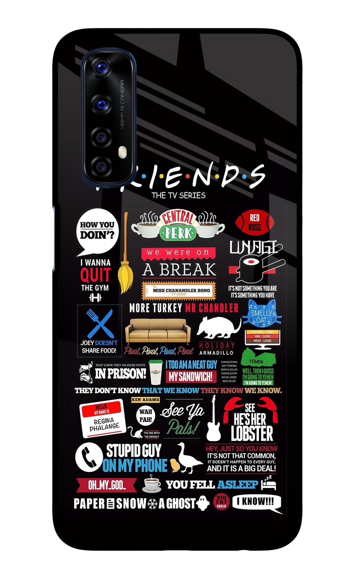 FRIENDS Realme 7/Narzo 20 Pro Glass Case