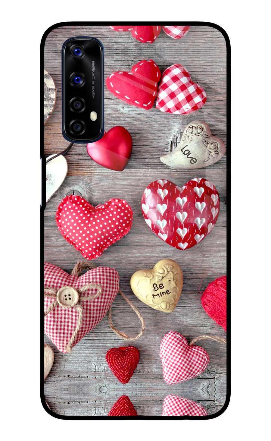 Love Wallpaper Realme 7/Narzo 20 Pro Back Cover, Glass case