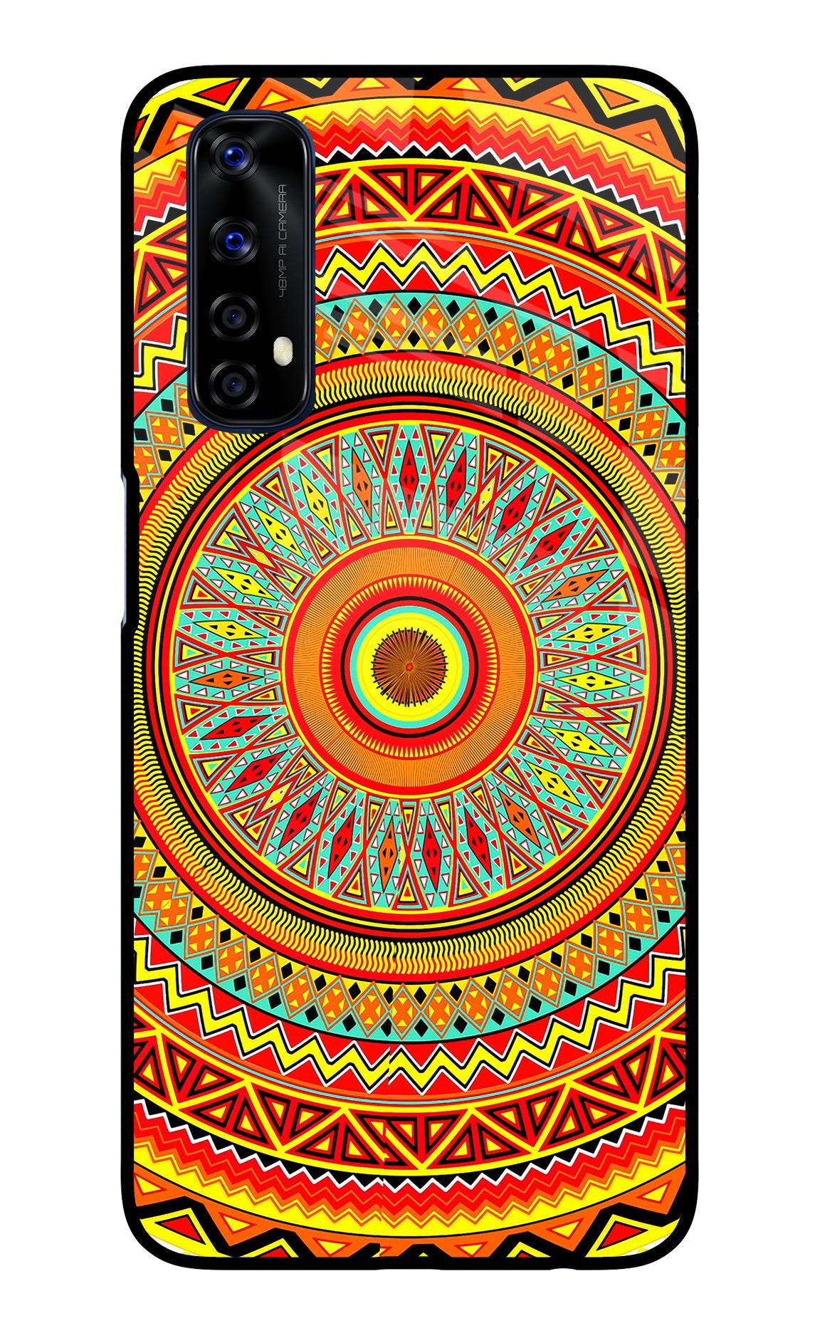 Mandala Pattern Realme 7/Narzo 20 Pro Glass Case