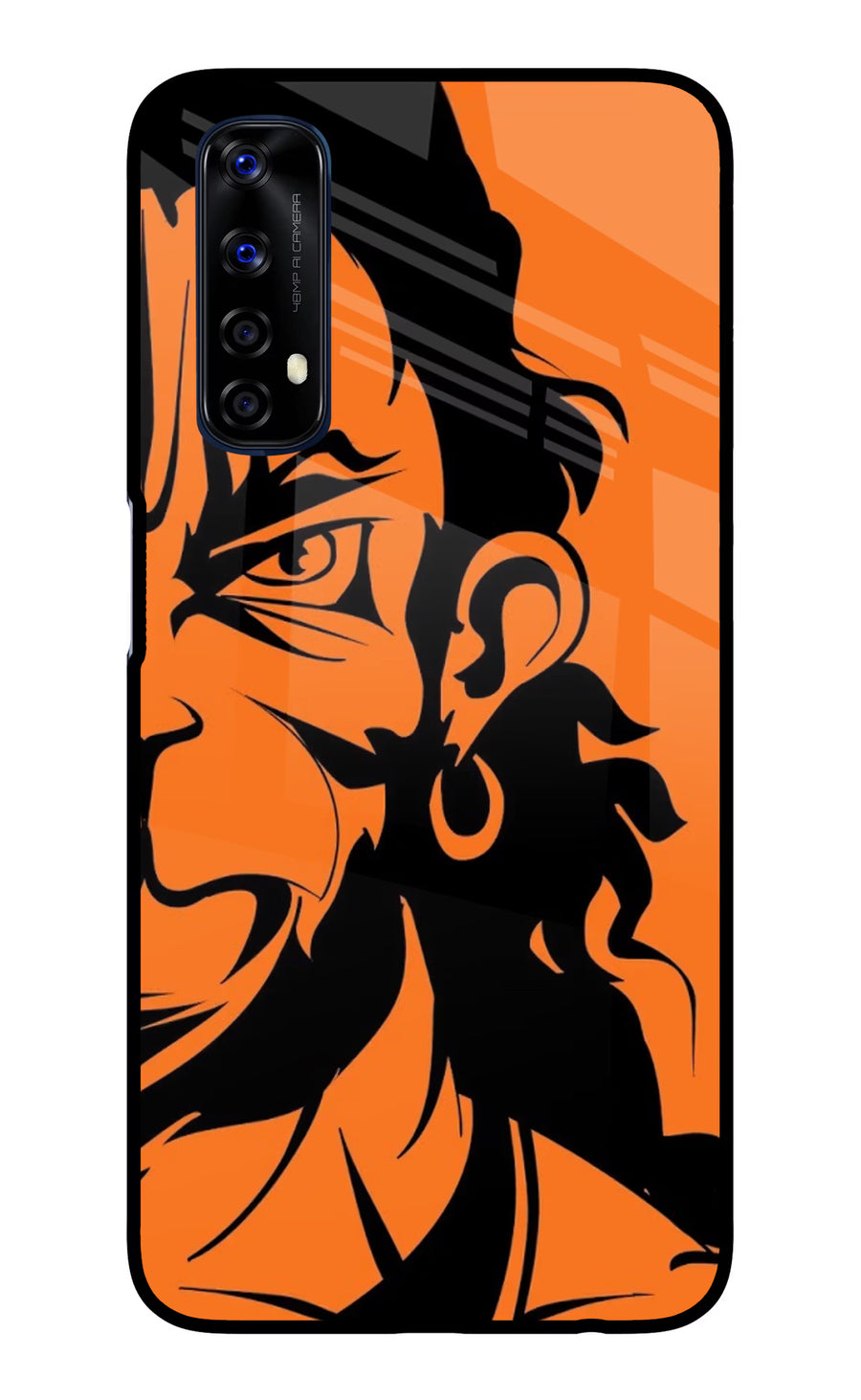 Hanuman Realme 7/Narzo 20 Pro Back Cover, Glass case