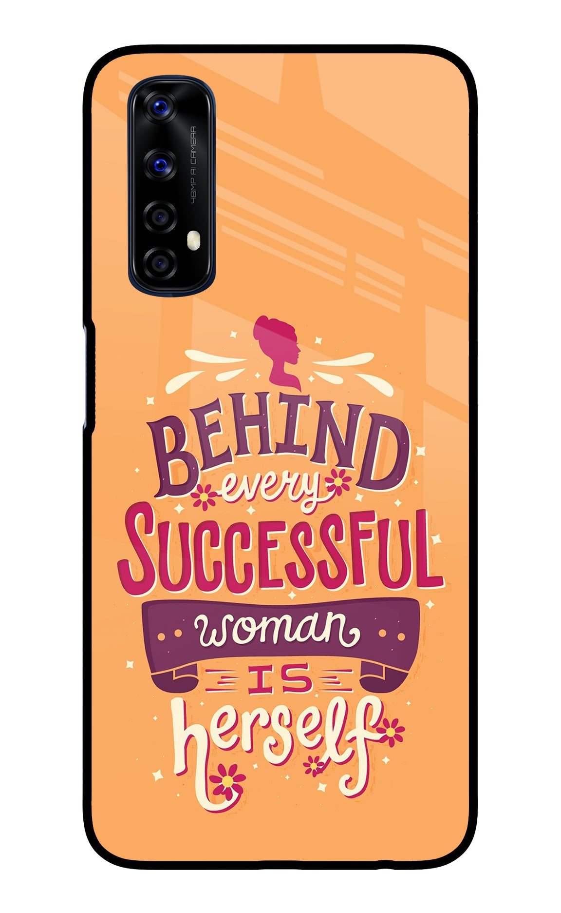 Behind Every Successful Woman There Is Herself Realme 7/Narzo 20 Pro Back Cover