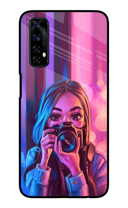 Girl Photographer Realme 7/Narzo 20 Pro Glass Case