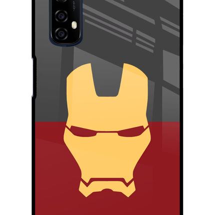 Ironman Realme 7/Narzo 20 Pro Glass Case Back Cover by Casekaro