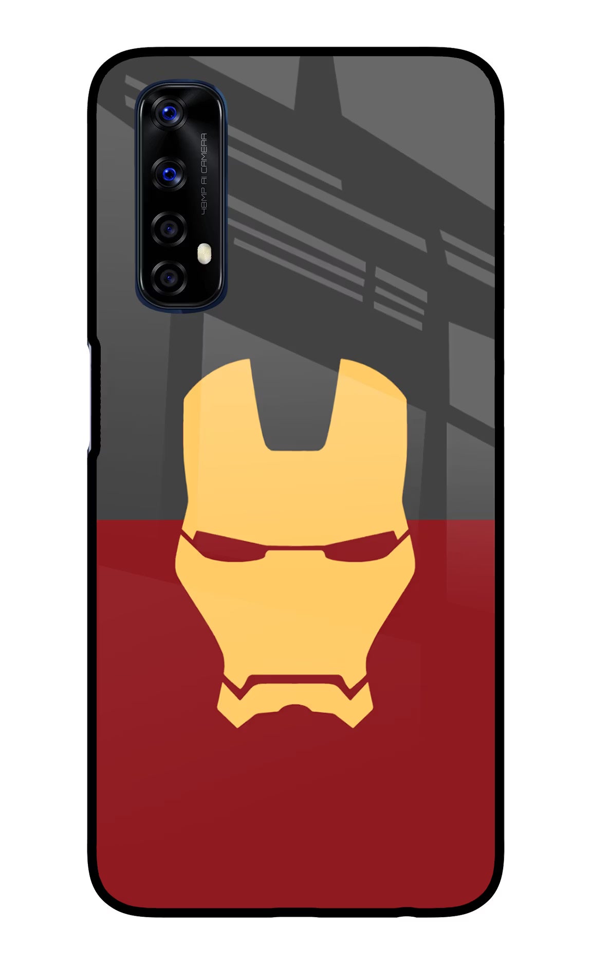 Ironman Realme 7/Narzo 20 Pro Glass Case Back Cover by Casekaro