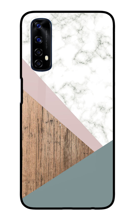 Marble wood Abstract Realme 7/Narzo 20 Pro Glass Case