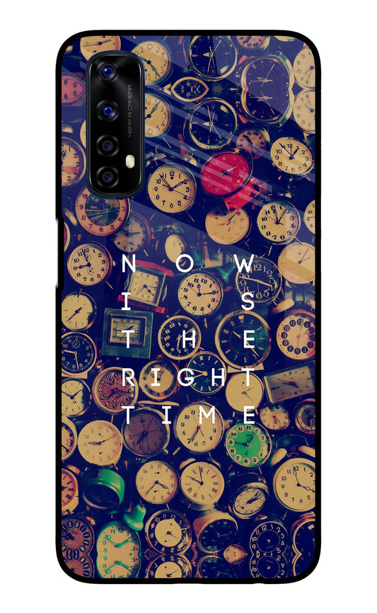 Now is the Right Time Quote Realme 7/Narzo 20 Pro Glass Case