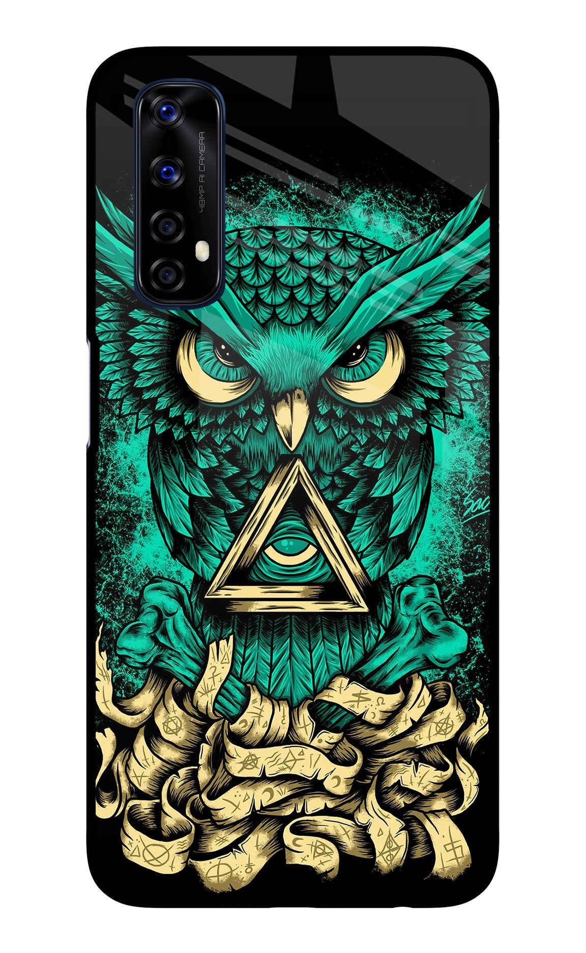 Green Owl Realme 7/Narzo 20 Pro Back Cover